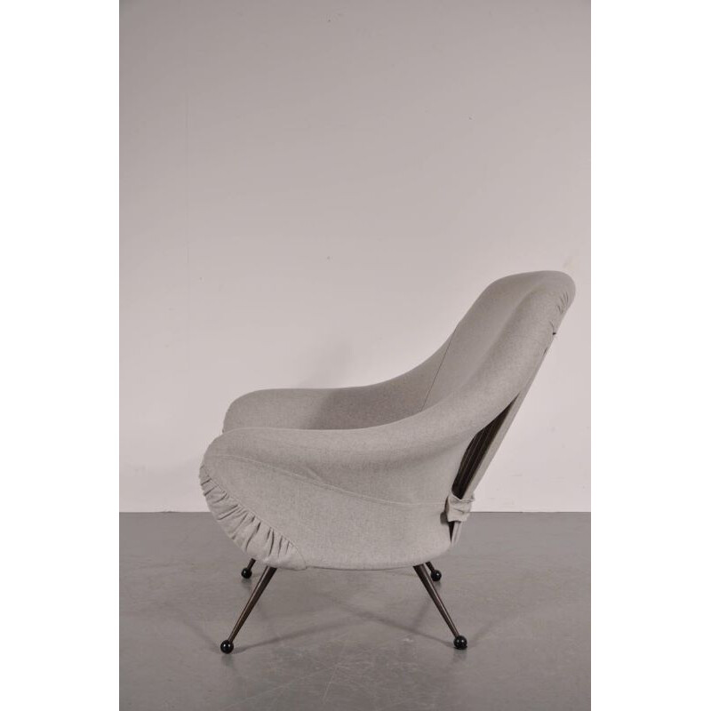 Vintage Martingala armchair by Marco Zanuso for Arflex, Italy 1950