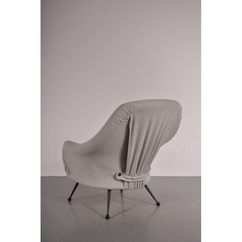 Vintage Martingala fauteuil van Marco Zanuso voor Arflex, Italië 1950