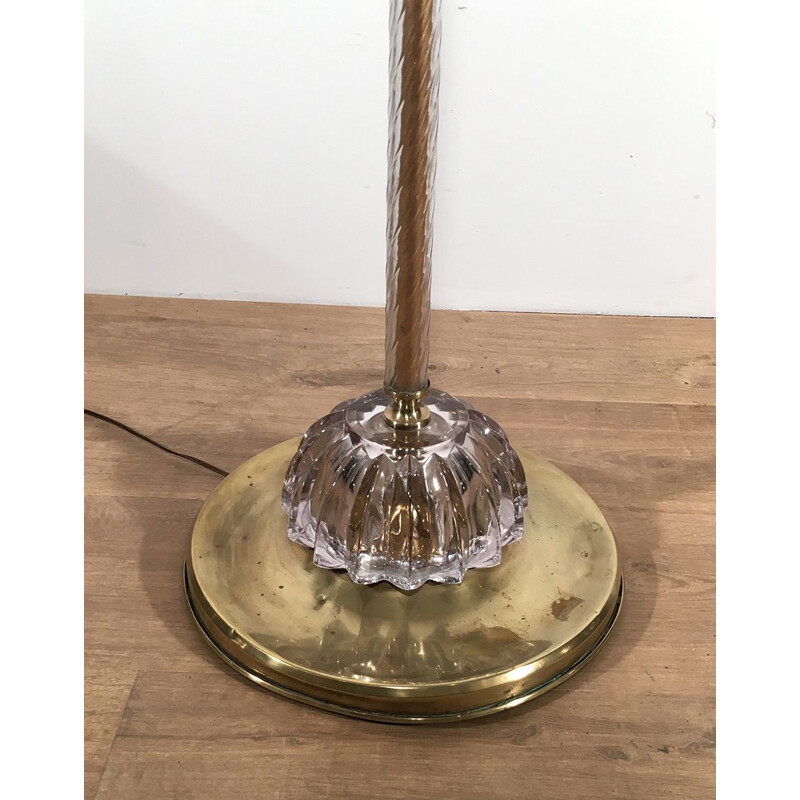 Vintage Murano glass floor lamp, 1940