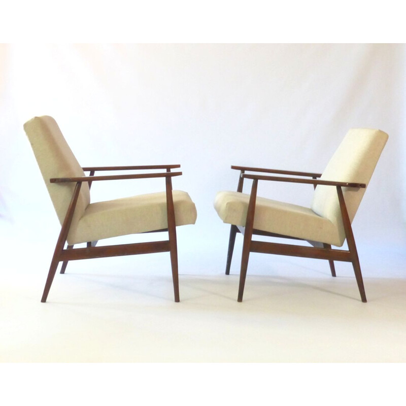 Paire de fauteuils par Henryk Lis 1960