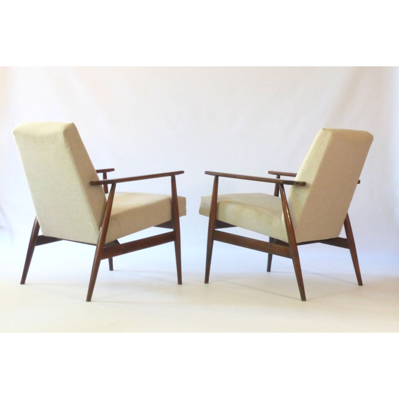 Pair of armchairs by Henryk Lis 1960