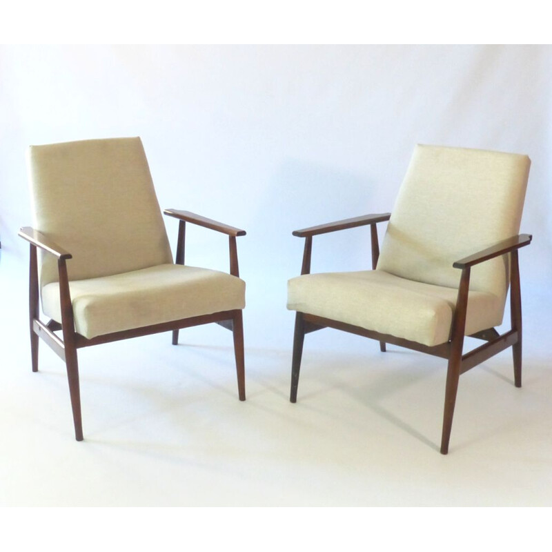 Pair of armchairs by Henryk Lis 1960