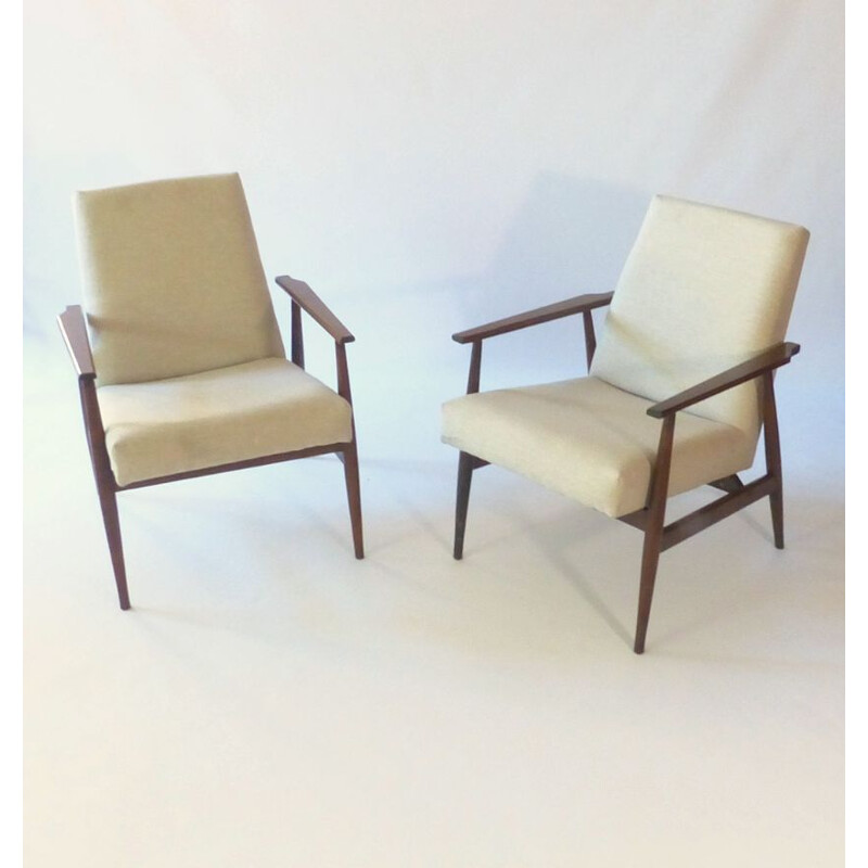 Pair of armchairs by Henryk Lis 1960
