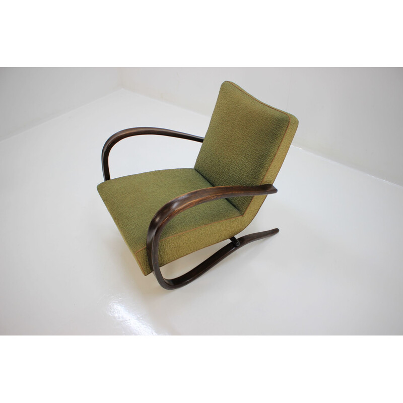 Fauteuil vintage H269 par Jindrich Halabala pour Up Zavody 1940