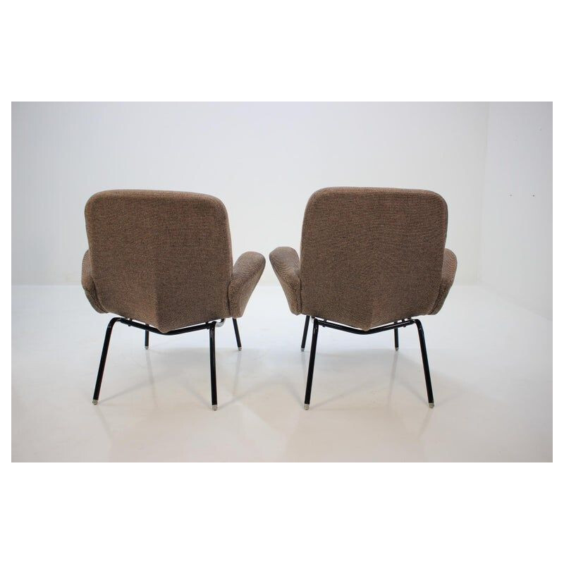 Vintage fauteuil en stoelenset van Alan Fuchs, 1961