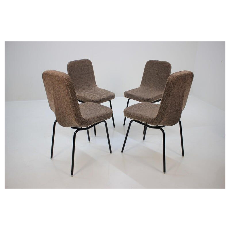 Vintage fauteuil en stoelenset van Alan Fuchs, 1961