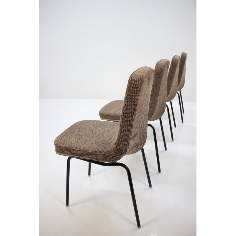 Set of vintage armchairs and chairs by Alan Fuchs, 1961