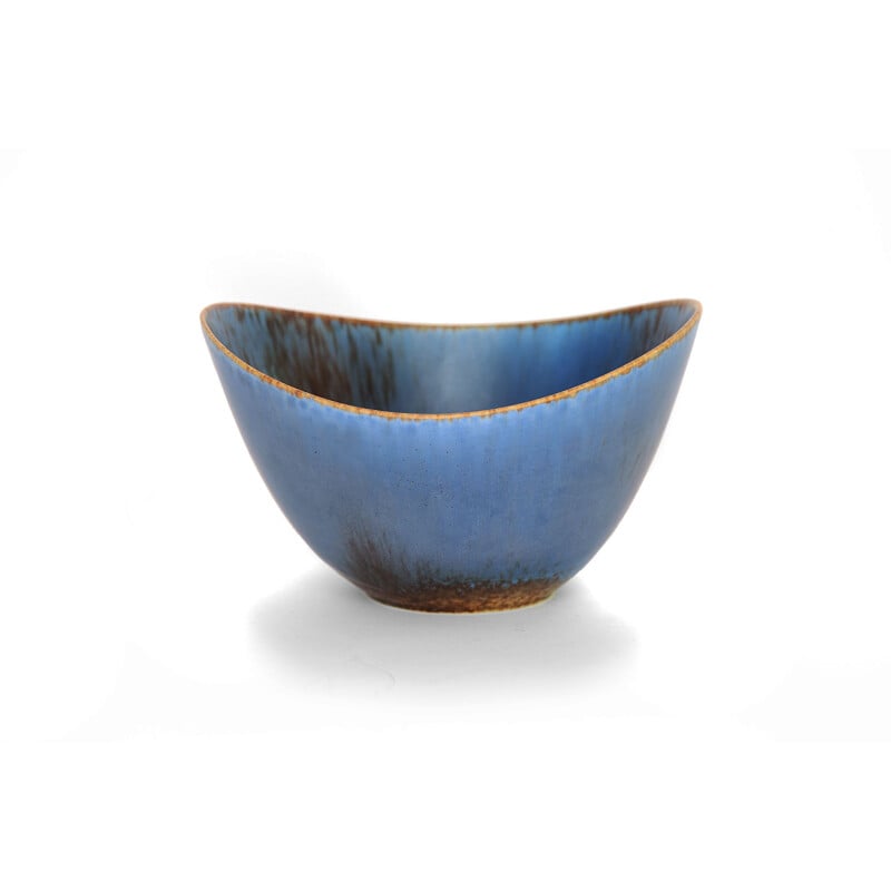 Vintage bowl AXK stoneware by Gunnar Nylund for Rörstrand, Sweden 1950s 