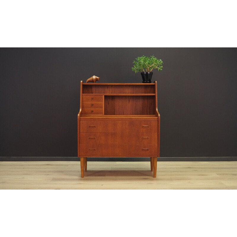 Vintage writing desk in teak Denmark 1960-70s