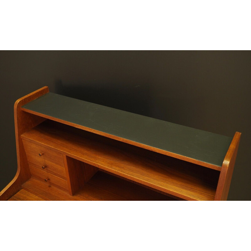 Vintage writing desk in teak Denmark 1960-70s