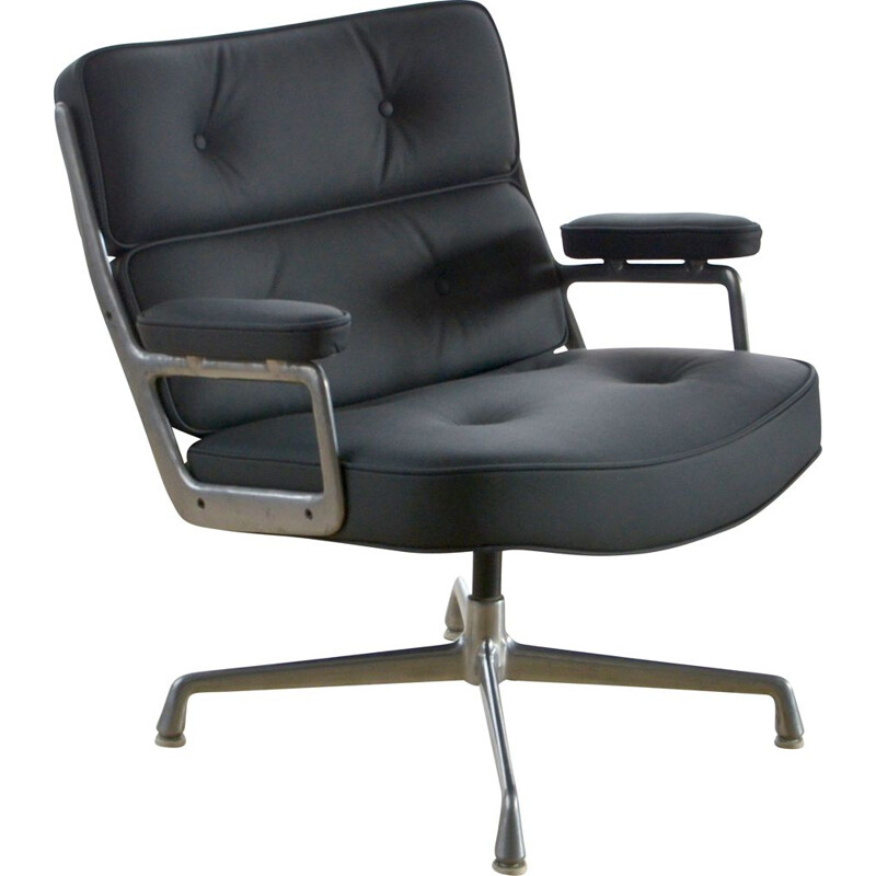 Paire de fauteuils vintage Lobby chair de Charles et Ray Eames Herman Miller