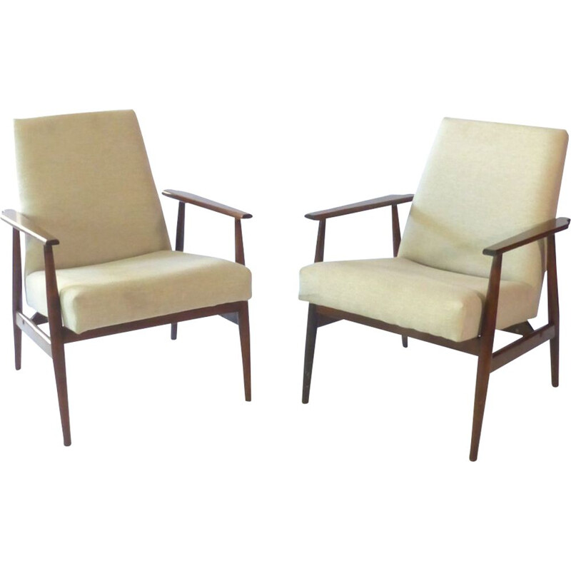 Pair of armchairs by Henryk Lis 1960