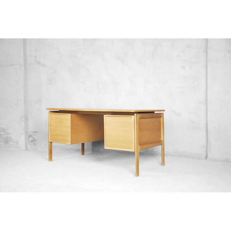 Vintage desk in teak Scandinavian 1960s