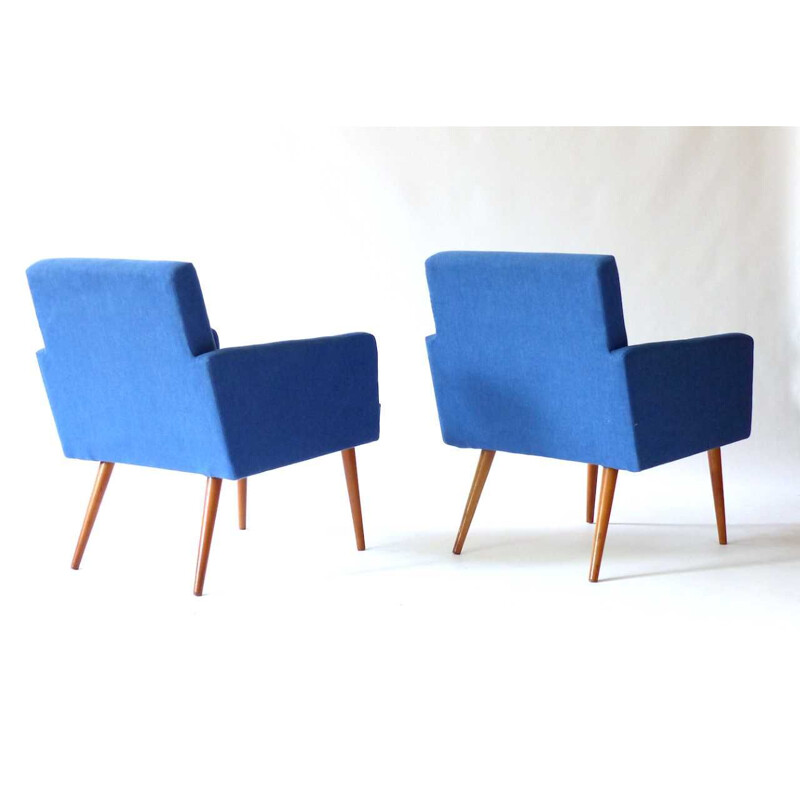 Pair of armchairs Model 600-186 Polish 60s