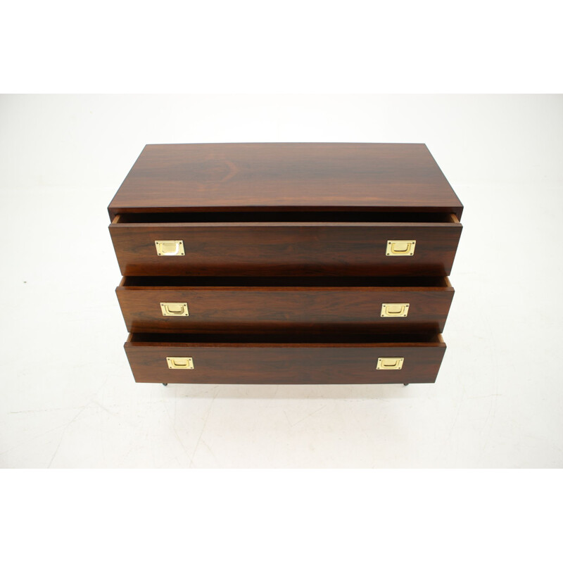 Vintage danish chest of drawers in rosewood 1960s