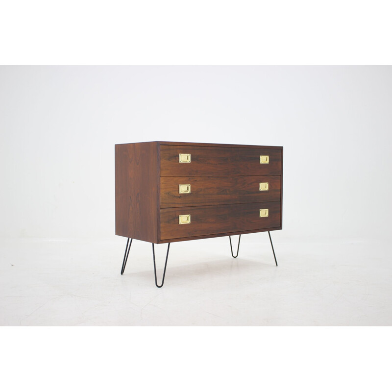 Vintage danish chest of drawers in rosewood 1960s