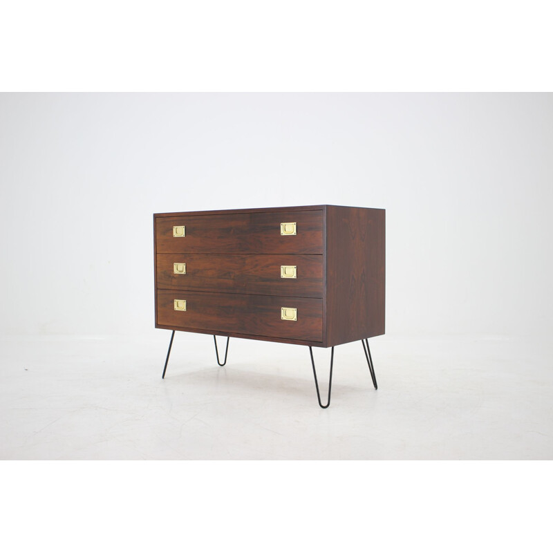 Vintage danish chest of drawers in rosewood 1960s