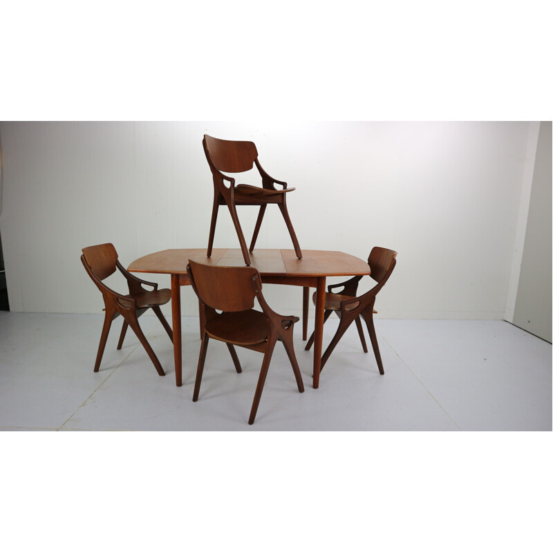 Vintage dining set for Mogens Kold in teakwood 1960