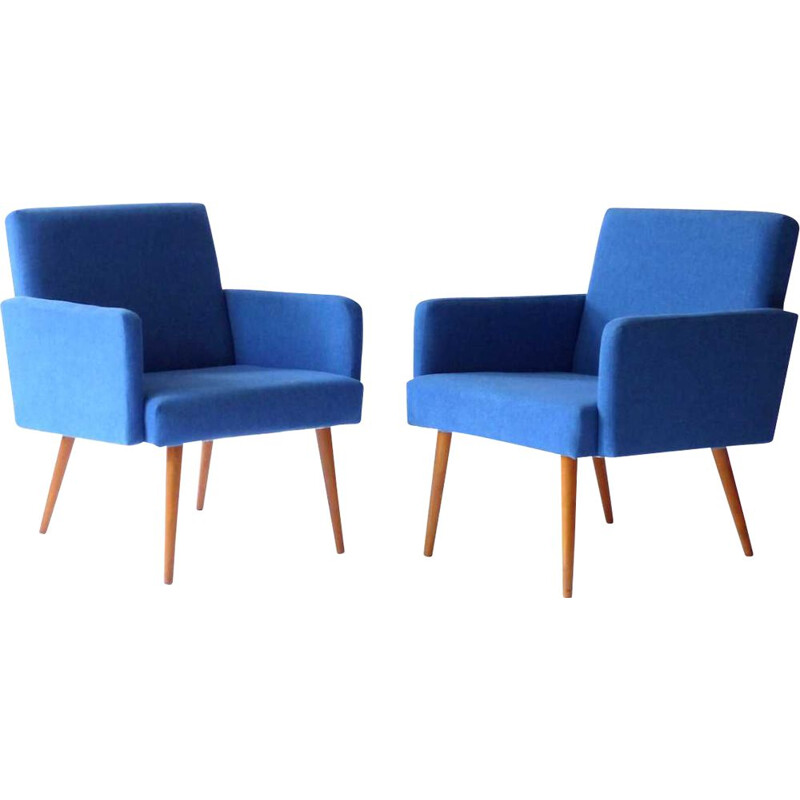 Pair of armchairs Model 600-186 Polish 60s