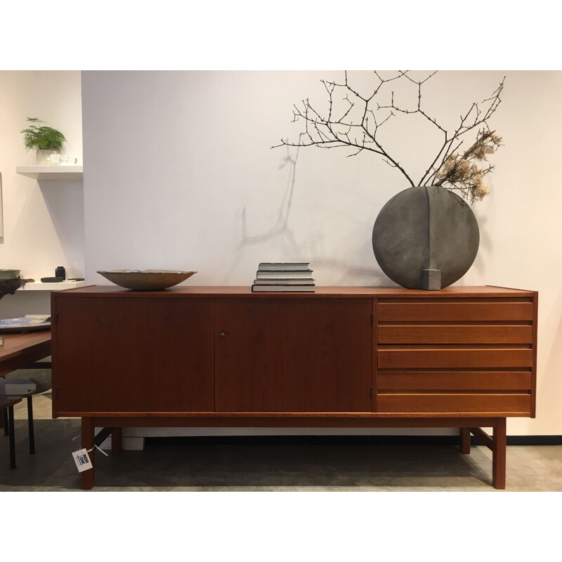 Danish vintage teak wood sideboard 1960