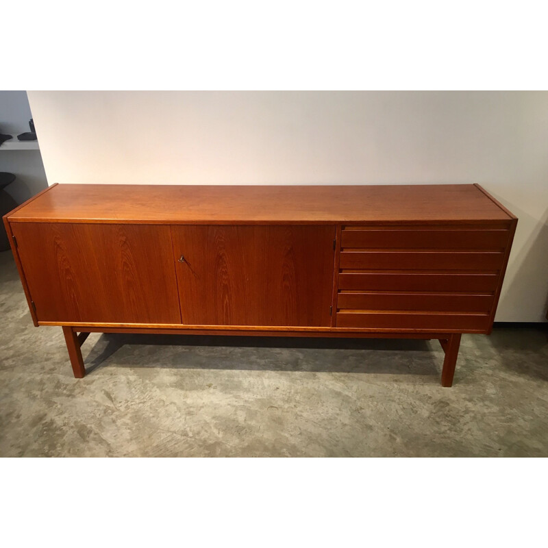 Danish vintage teak wood sideboard 1960