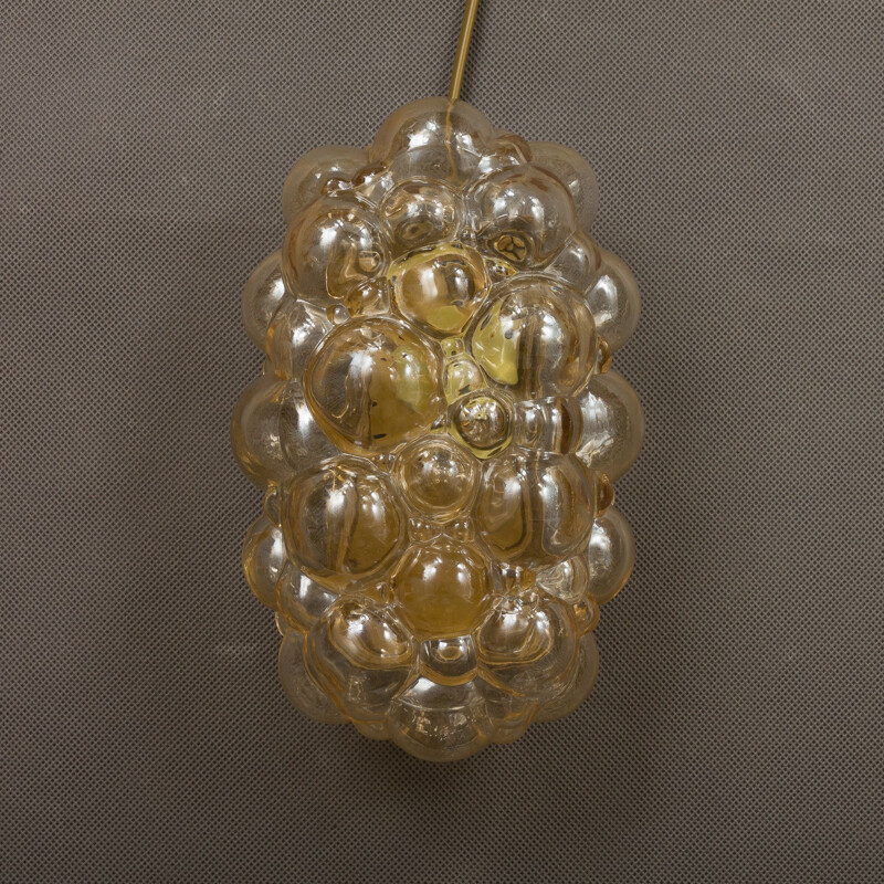 Vintage bubble glass wall lamp by Helena Tynell for Limburg, 1960