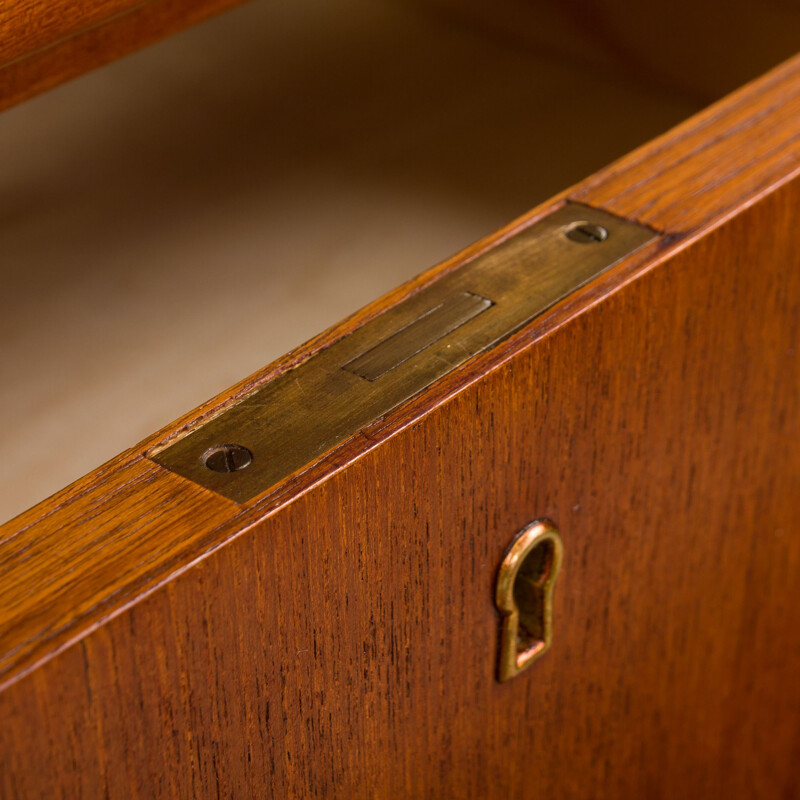 Vintage chest of drawers in teak,1960