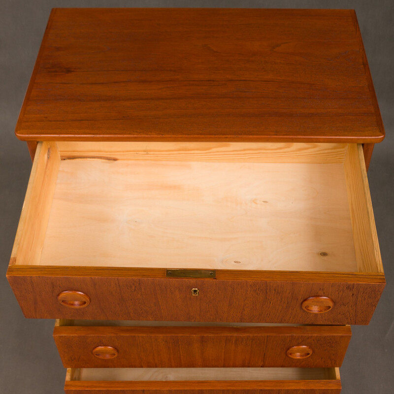 Vintage chest of drawers in teak,1960