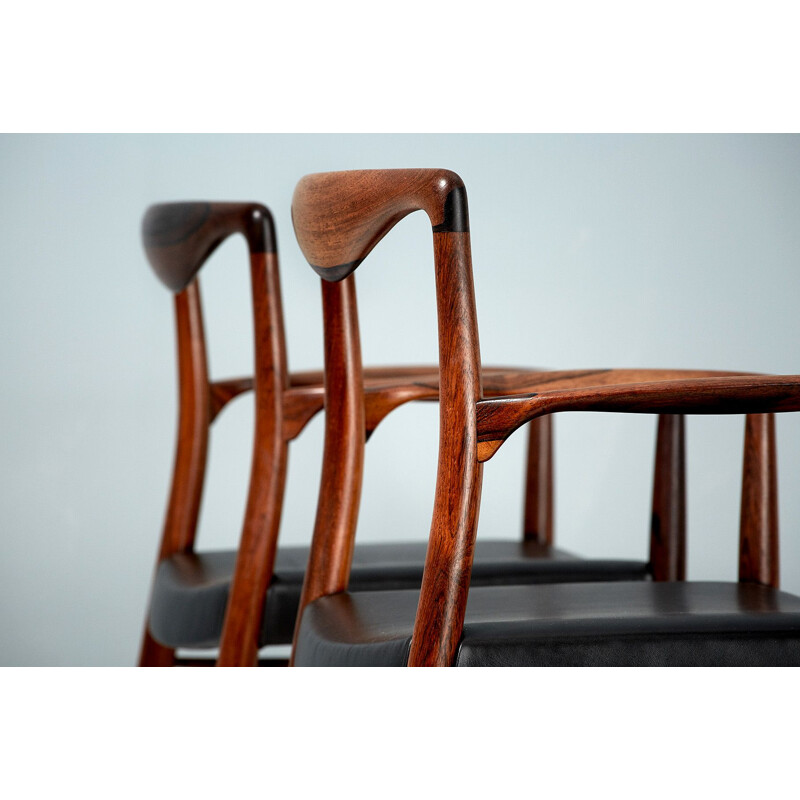 Pair of vintage armchairs rosewood by Kai Lyngfeldt-Larsen for Soren Willadsen