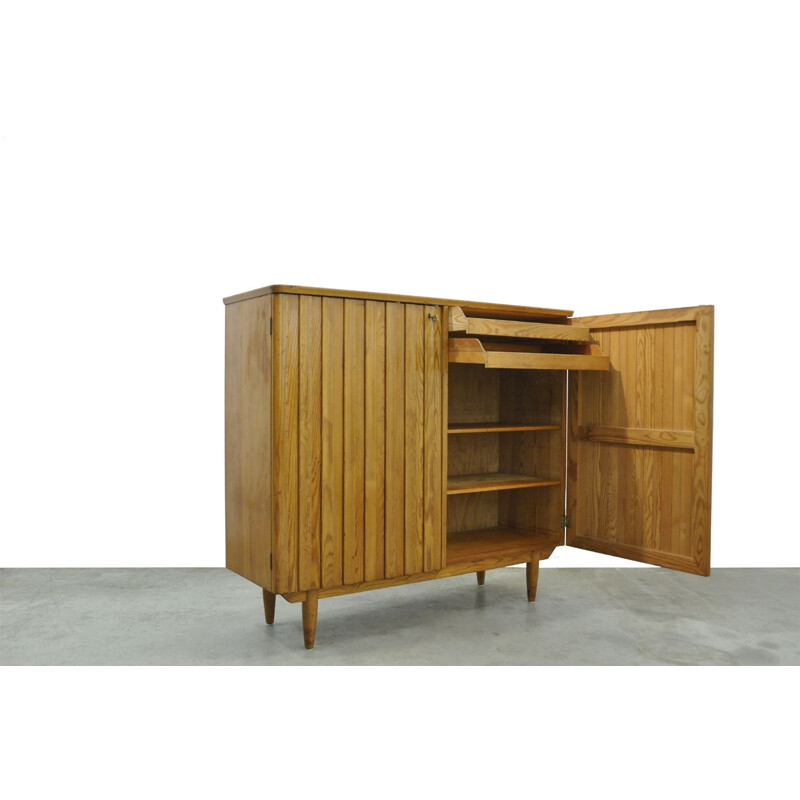 Vintage Swedish pine sideboard by Goran Mamvall for Svensk Fur