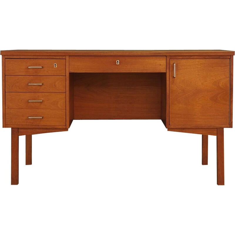 Vintage desk in teak Scandinavian 1960-70s