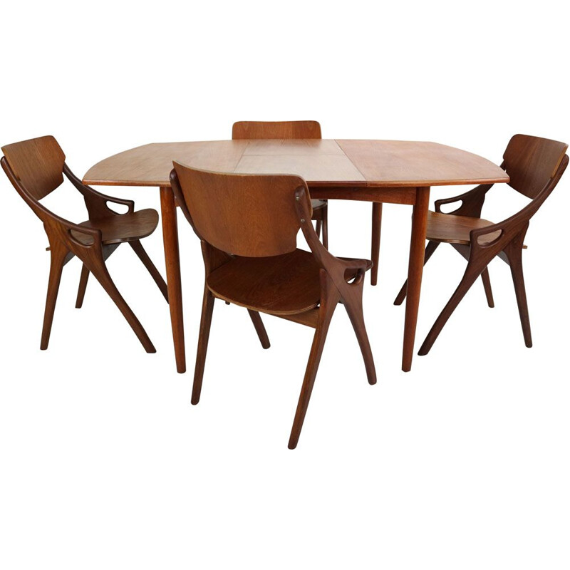 Vintage dining set for Mogens Kold in teakwood 1960