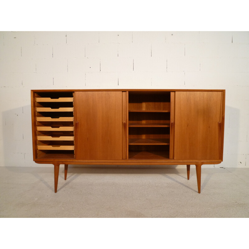 Vintage sideboard in teak, Gunni OMANN - 1960s