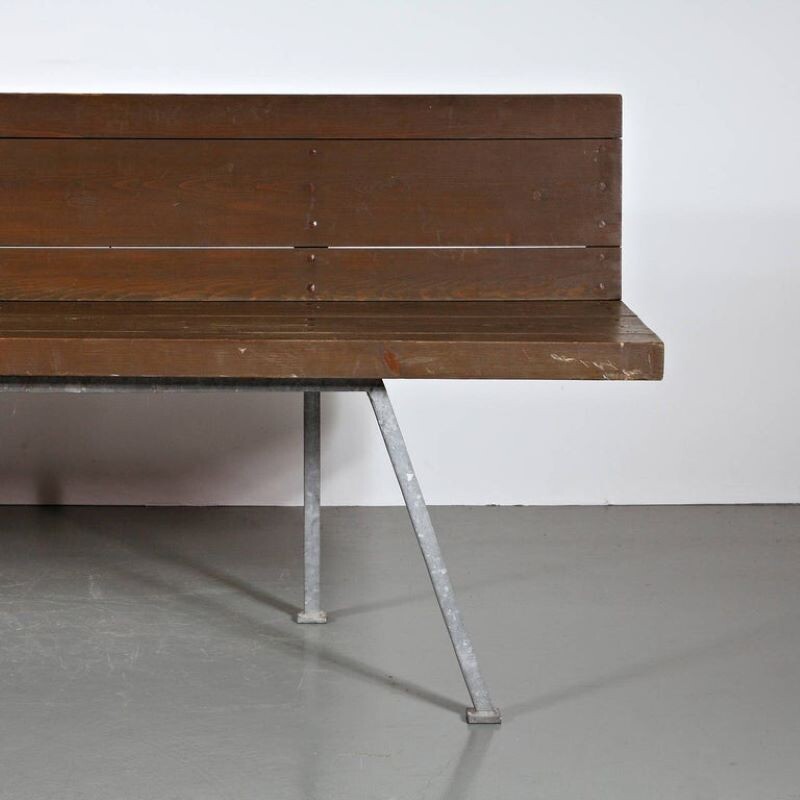 Vintage bench by Dom Hans van der Laan, Netherlands 1967