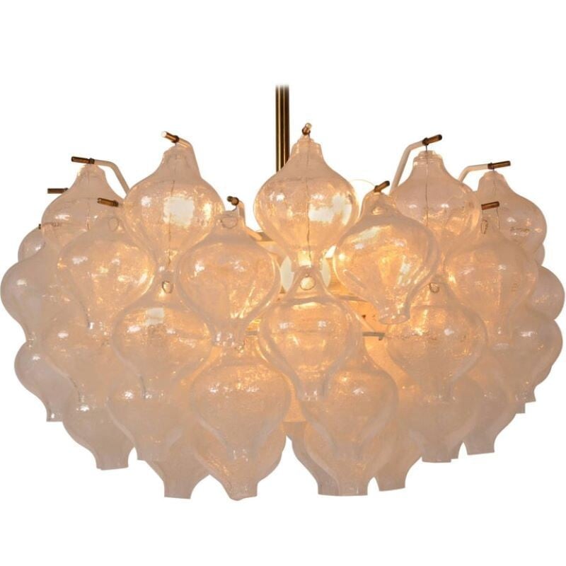 Vintage Tulipan chandelier by Kalmar, Austria 1960