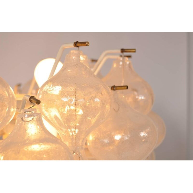 Vintage Tulipan chandelier by Kalmar, Austria 1960