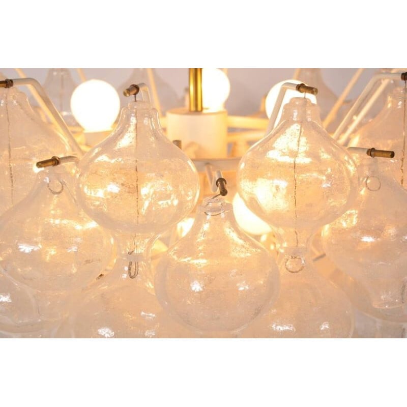 Vintage Tulipan chandelier by Kalmar, Austria 1960