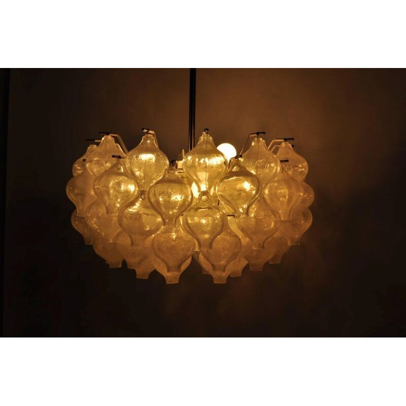 Vintage Tulipan chandelier by Kalmar, Austria 1960