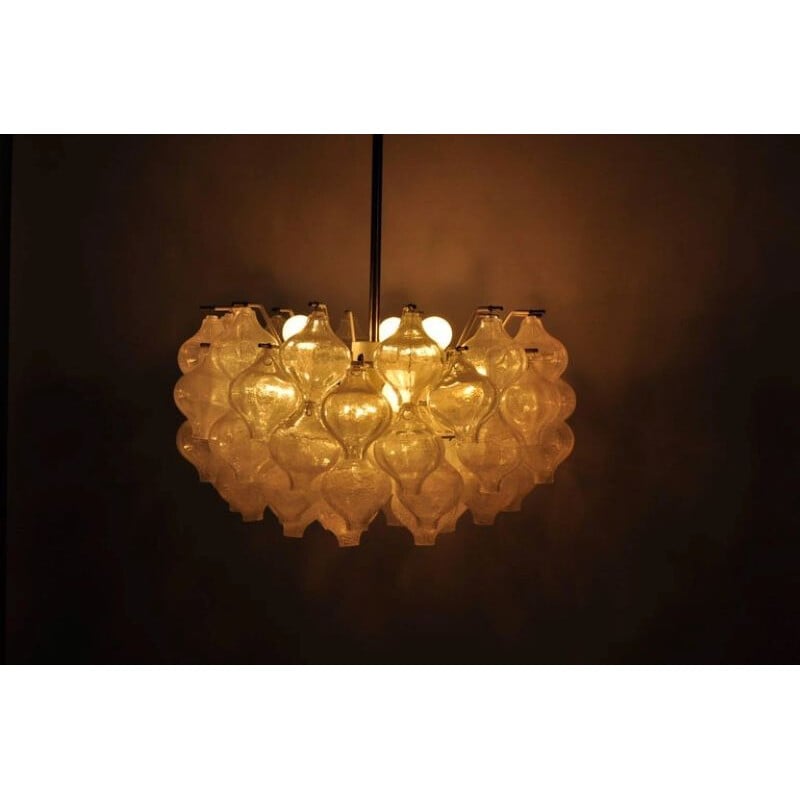 Vintage Tulipan chandelier by Kalmar, Austria 1960