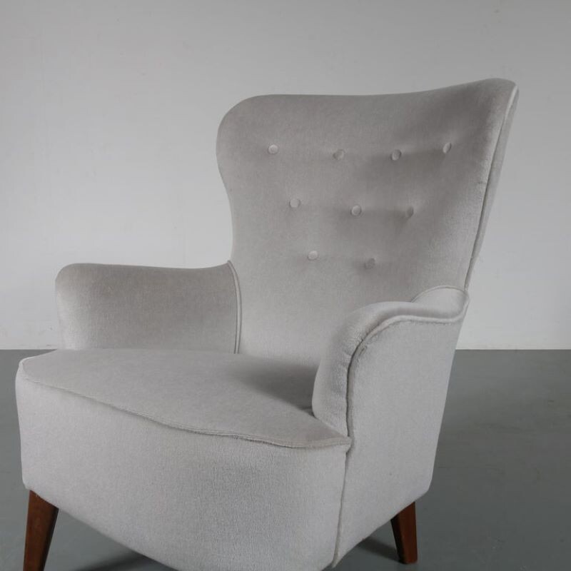 Par de cadeiras de sala de estar vintage por Theo Ruth para Artifort, Países Baixos, 1950