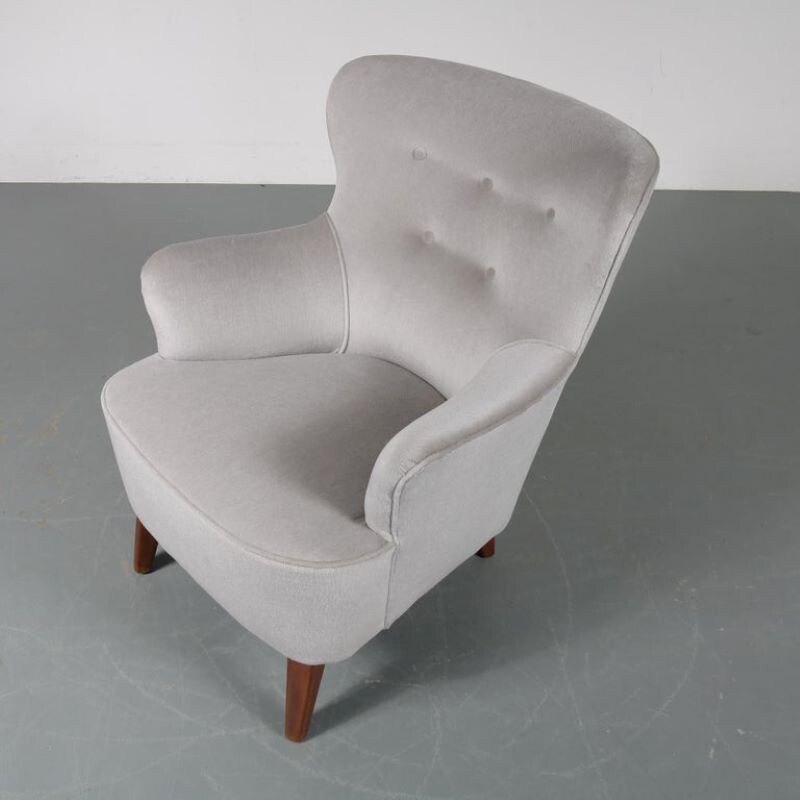 Paire de fauteuils lounge vintage par Theo Ruth pour Artifort, Pays-Bas, 1950