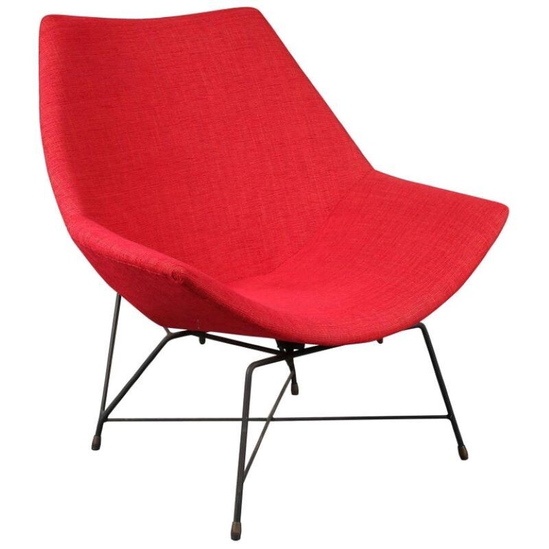 Vintage easy chair Kosmos by Augusto Bozzi for Saporiti, Italy, 1954