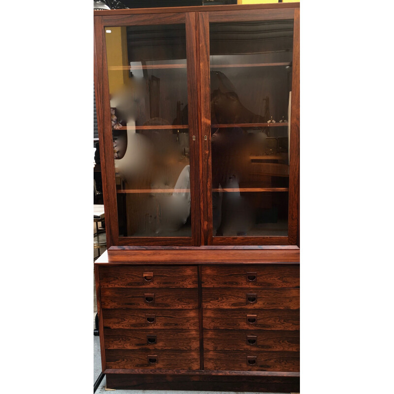 Vintage rosewood chest of drawers 1960