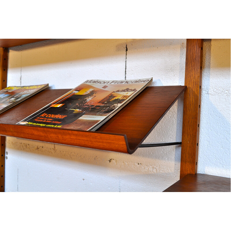 Modular bookshelf in teak, Poul CADOVIUS - 1950s