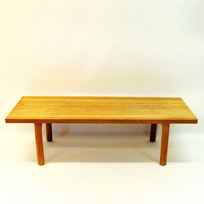 Vintage Oak coffee table by Illum Wikkelsø, Denmark,1960