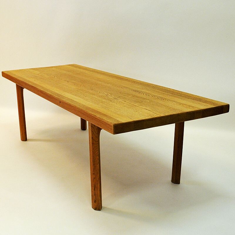 Vintage Oak coffee table by Illum Wikkelsø, Denmark,1960