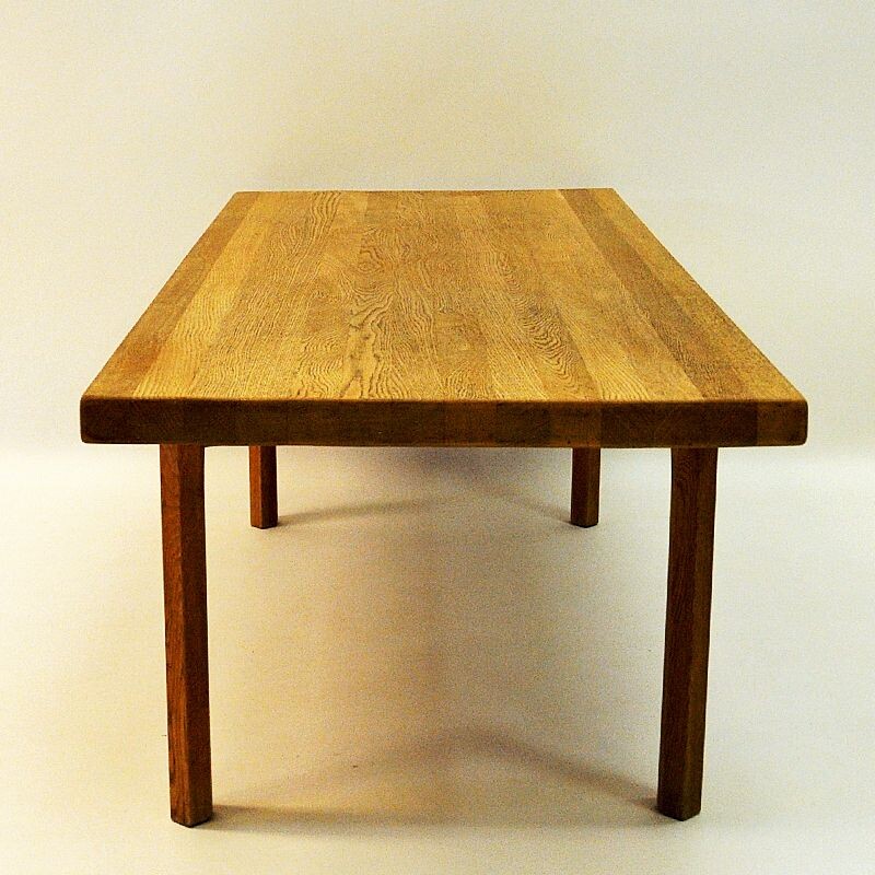 Vintage Oak coffee table by Illum Wikkelsø, Denmark,1960