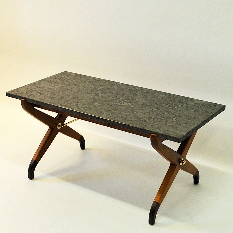 Swedish vintage coffee table by David Rosen for Nk, 1940