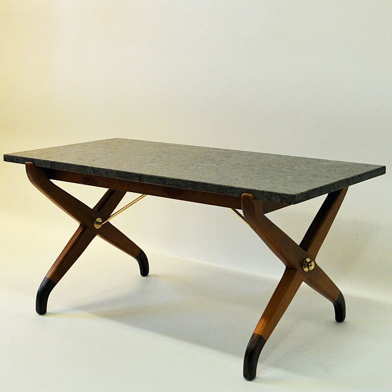 Swedish vintage coffee table by David Rosen for Nk, 1940