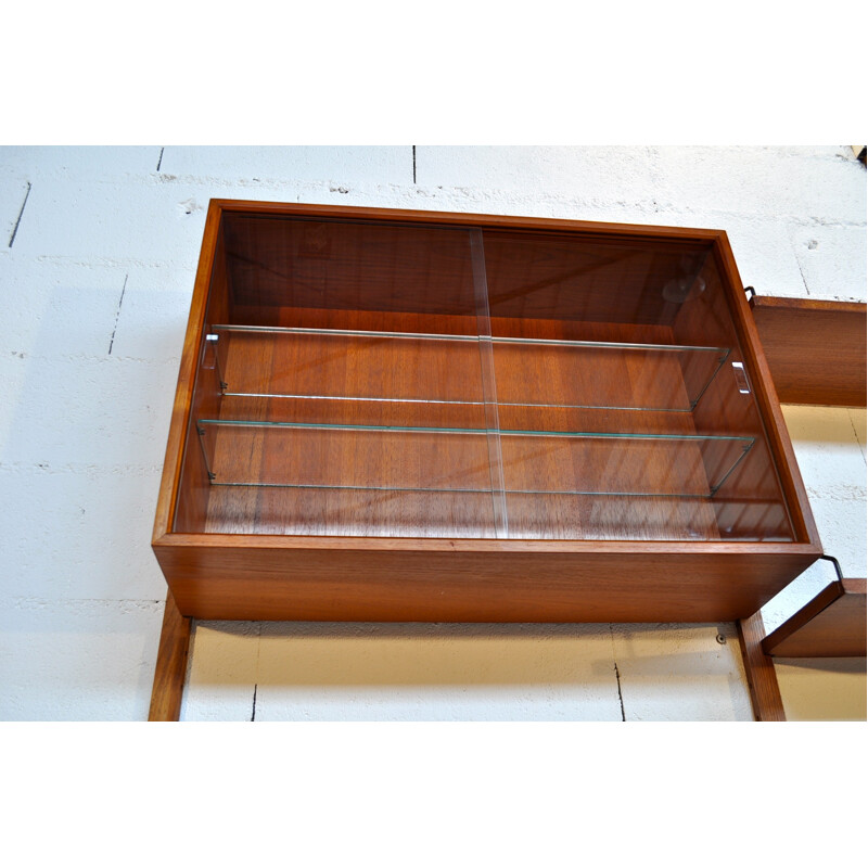 Modular bookshelf in teak, Poul CADOVIUS - 1950s